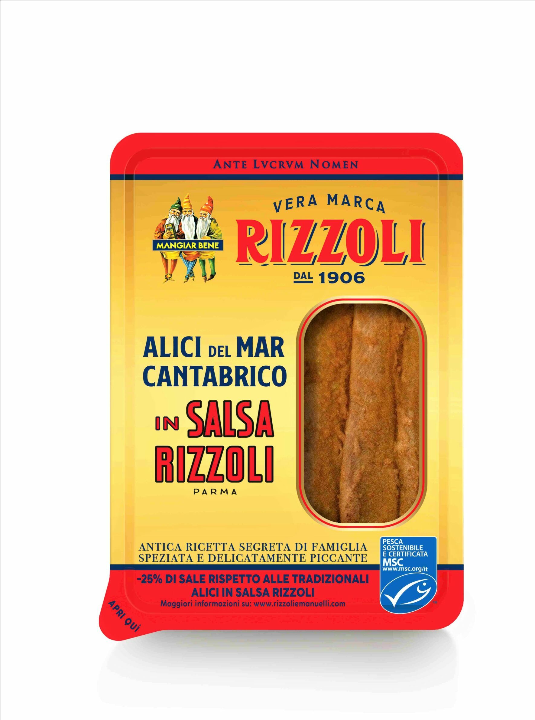 Rizzoli Emanuelli: nascono le Alici in Salsa a banco frigo