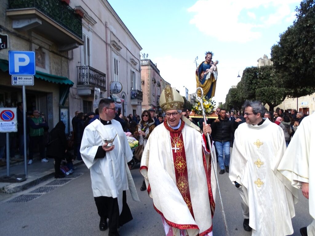 Erchie - benedizione del Vescovo