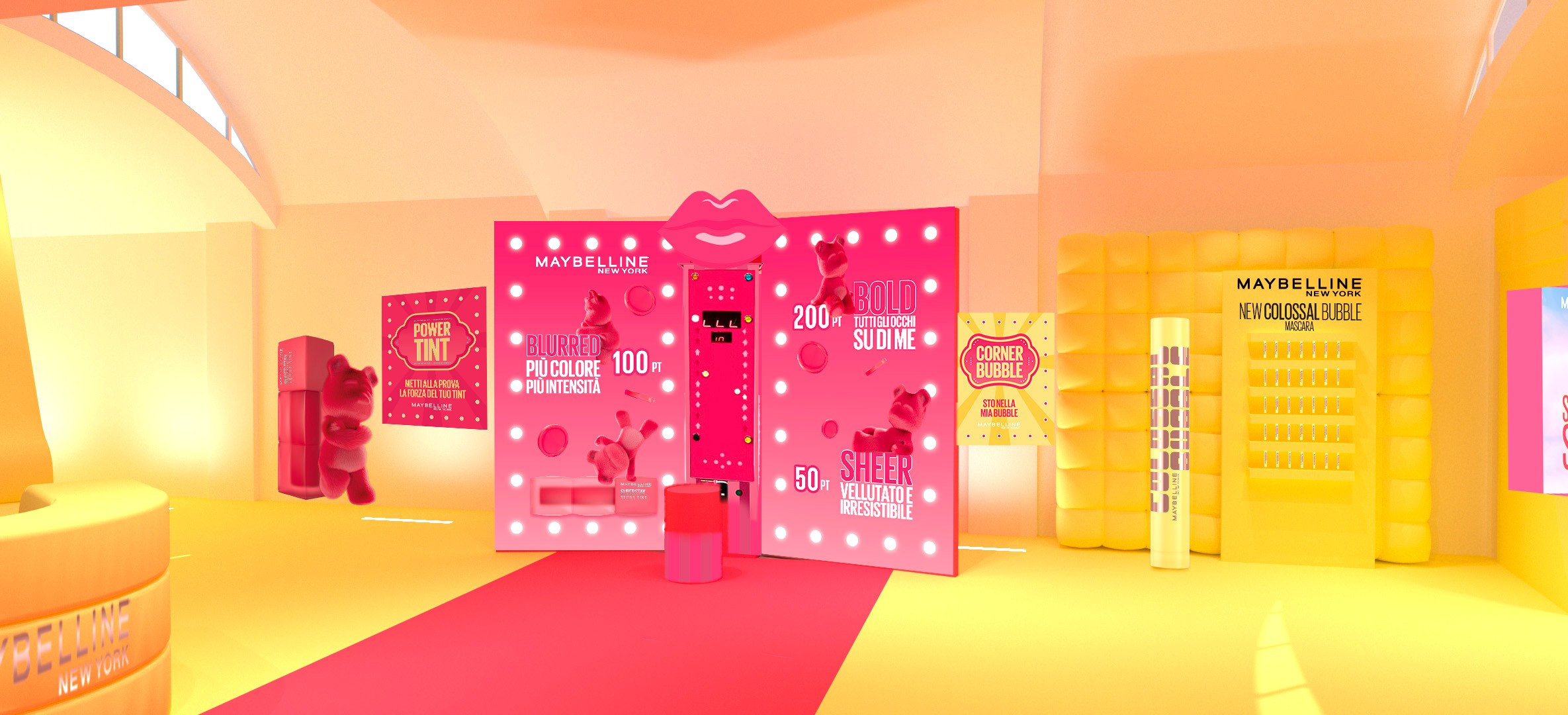 MAYBELLINE NEW YORK - MAYBELAND: IL PRIMO LUNA PARK DEL MAKE-UP ALLA MILANO DESIGN WEEK
